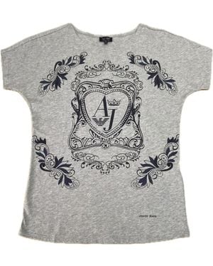 Armani Jeans Short-Sleeved T-Shirt - Gray