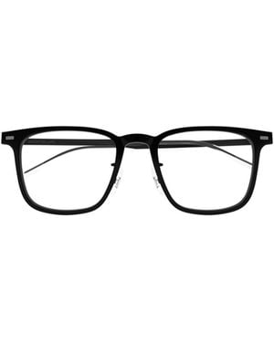 Montblanc Eyewear Square Frame Glasses - Metallic