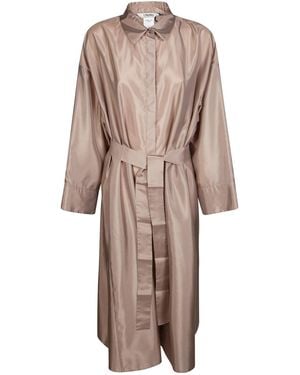 Max Mara Manna Collared Dress - Brown