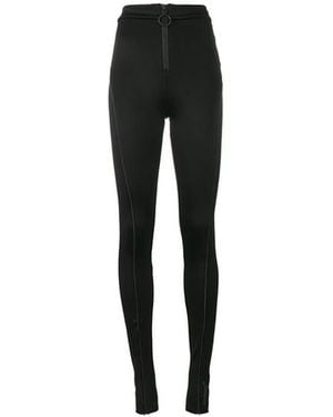パンツ OFF WHITE Nylon leggings BLACK - WHITE Off-White logo-band Leggings | Black | FARFETCH