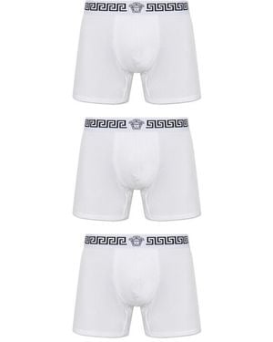 Versace Greca -Pack Boxer Briefs - White