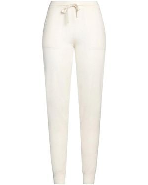 Max Mara High Waist Slim Fit Knit Trousers - White