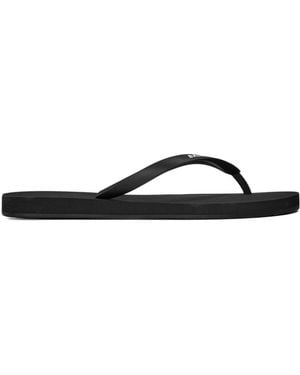 Balenciaga Logo-Detailed Sandals - Black