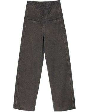 Uma Wang Wide-Leg Casual Trousers - Grey