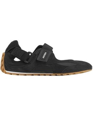 Bottega Veneta Orbit Flash Mary-Jane Trainer - Black