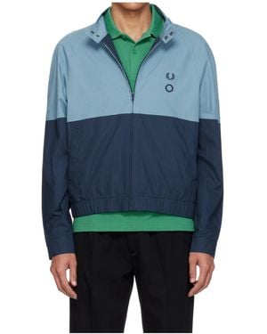 Craig Green X Fred Perry Collaboration Raglan Sleeve Casual Jacket - Blue