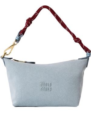 Miu Miu Simple Clutch Bag - Blue