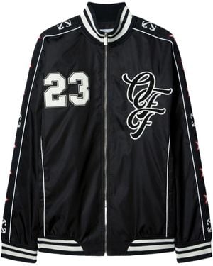 Off-White c/o Virgil Abloh Varsity Tracktop For - Black