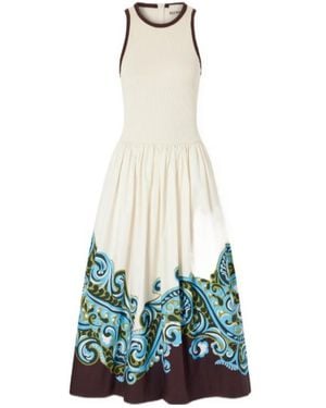 ALÉMAIS Tank Organic Cotton-Poplin Midi Dress - White