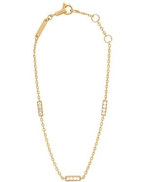 Celine Line Triple Bracelet - White