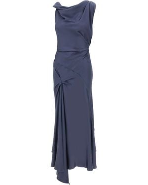 Victoria Beckham Midi Dresses - Blue