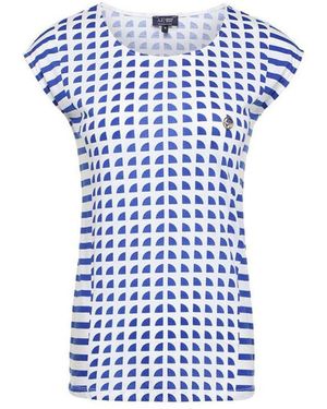 Armani Jeans Printed T-Shirt - Blue
