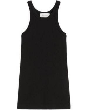 Sportmax Ribbed Tank Top - Black