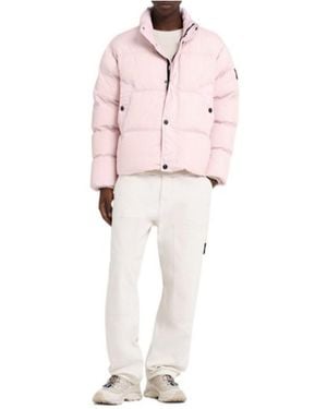 Stone Island Nylon Down Bomber Jacket - Pink