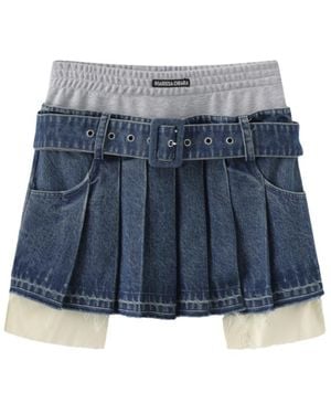 Marissa Chiara Denim Skirt - Blue