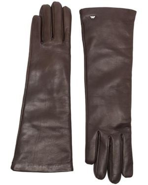 Weekend by Maxmara Senape Long Length Gloves - Brown