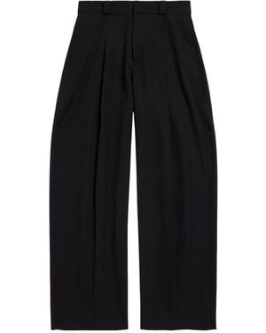 Balenciaga Relaxed Curve Pants - Black