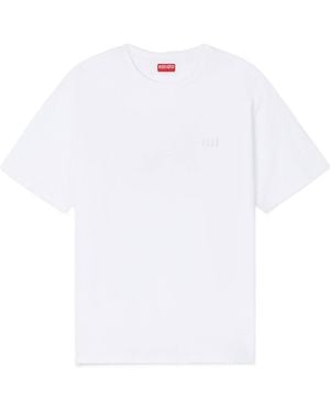 KENZO 'Boke Flower 2.0' Embroidered Loose T-Shirt - White