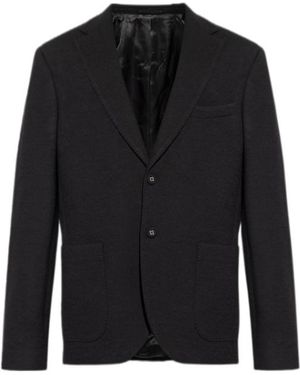 Officine Generale Single-Breasted Blazer - Black