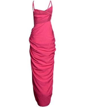 Jacquemus Minimalist Slip Dress - Pink
