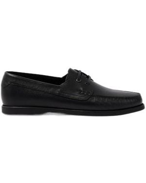 Brioni Leather Loafers - Black