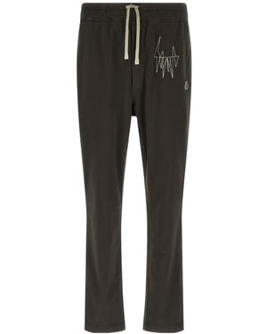Moncler Moncler Rick Owens Drawstring Track Trousers - Black