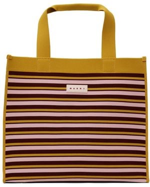 Marni Medium Striped Handbag - Multicolour