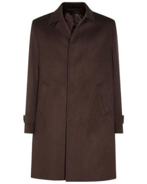 Lardini Single-Breasted Coat - Brown