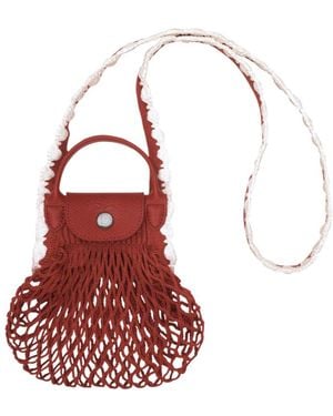 Longchamp Le Pliage Collection Xs Crossbody Bag - Red