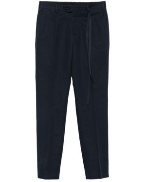 Brioni Casual Trousers With Belt Loops - Blue