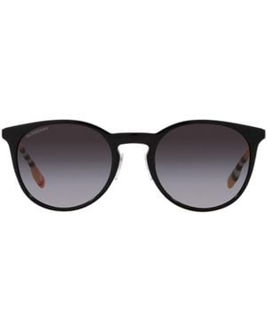 Burberry Geometric Frame Sunglasses - Metallic