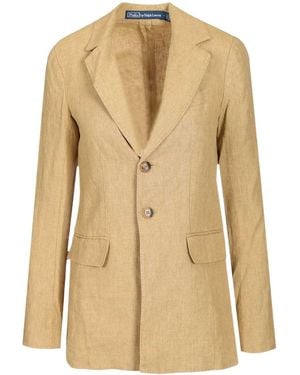 Polo Ralph Lauren Linen Woven Blazer - Natural