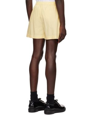 Sporty & Rich Src Elasticated-Waist Cotton Shorts - Black