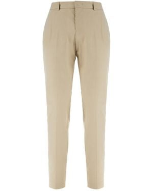 PT01 Pt Torino Epsilo Straight-Leg Trousers - Natural