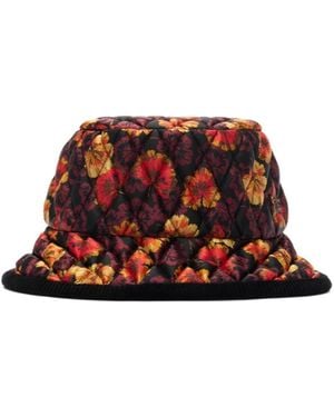 Burberry Geranium Leaf Nylon Bucket Hat - Brown