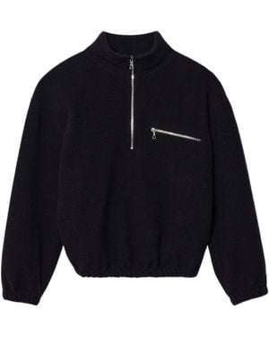 Rier Half-Zip Fleece Sweatshirt - Blue