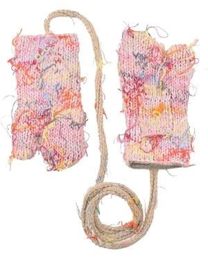 Maison Margiela Multicolor Gloves - Pink