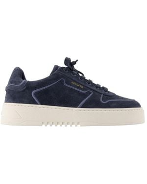 Axel Arigato Orbit Embroidered Low-Top Sneakers - Blue