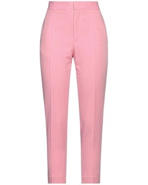Isabel Marant Solidcolor Crinkled Fabric Pants - Pink
