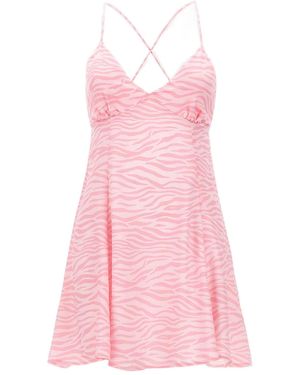 MC2 Saint Barth Spaghetti Strap Dress - Pink