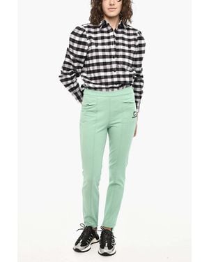 Woolrich Logo-Embroidered Stirrup Pants - Green