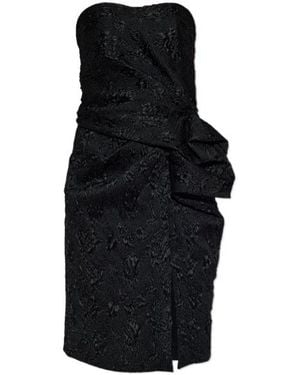 Balmain Strapless Dress - Black
