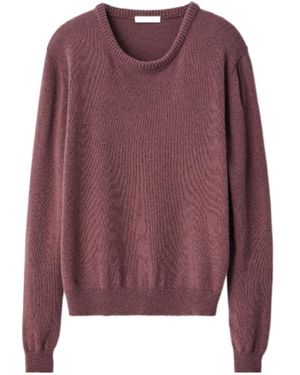 Lemaire Crew-Neck Sweater - Purple