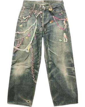 Acne Studios Loose-Fit Jeans 1981 - Green