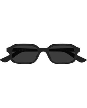 McQueen Eyewear Square Frame Sunglasses - White
