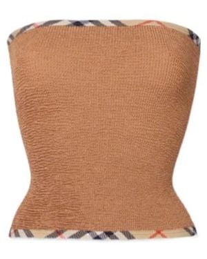 Burberry Devyn Swim Skirt/Tube Top - Brown