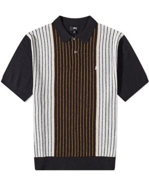 Textured S/S Polo Sweater – Premier