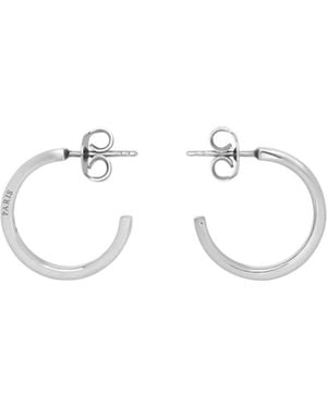 Maison Margiela Logo Reference Earrings - White