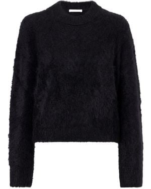 Cecilie Bahnsen Long-Sleeve Knitted Pullover - Black