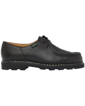 Paraboot Michael Round Toe Lace-Up Shoes - Grey